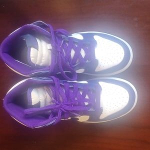 Nike Dunk High Varsity Purple Size:2Y
